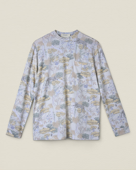 Unisex Adult Boo Long Sleeve Top in Understory Beige