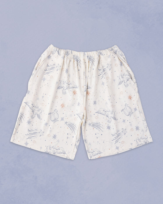 Unisex Adult's Boo Short Pants in Celestial Map