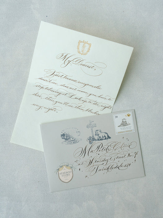 Handwritten Letter with Complimentary Calligraphy Service
