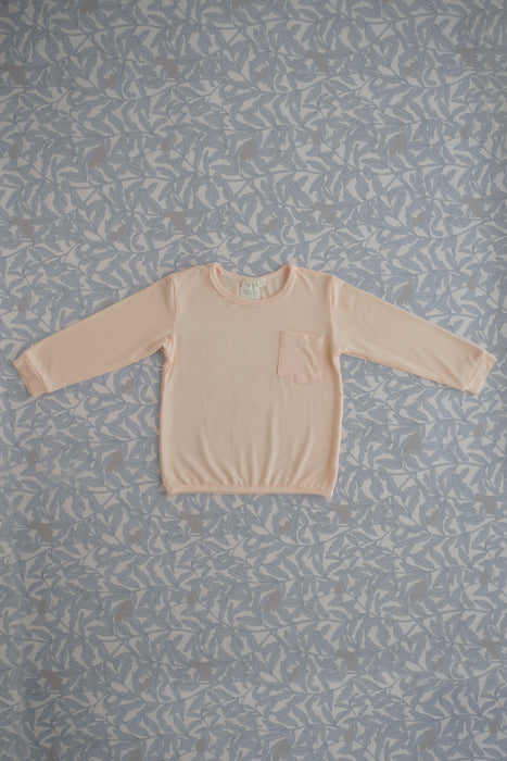 Kid's Boo Long Sleeve Top in Rosebloom