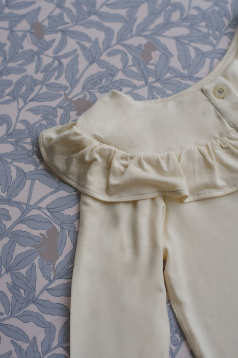 Girl's Lucy Top in Oatmilk
