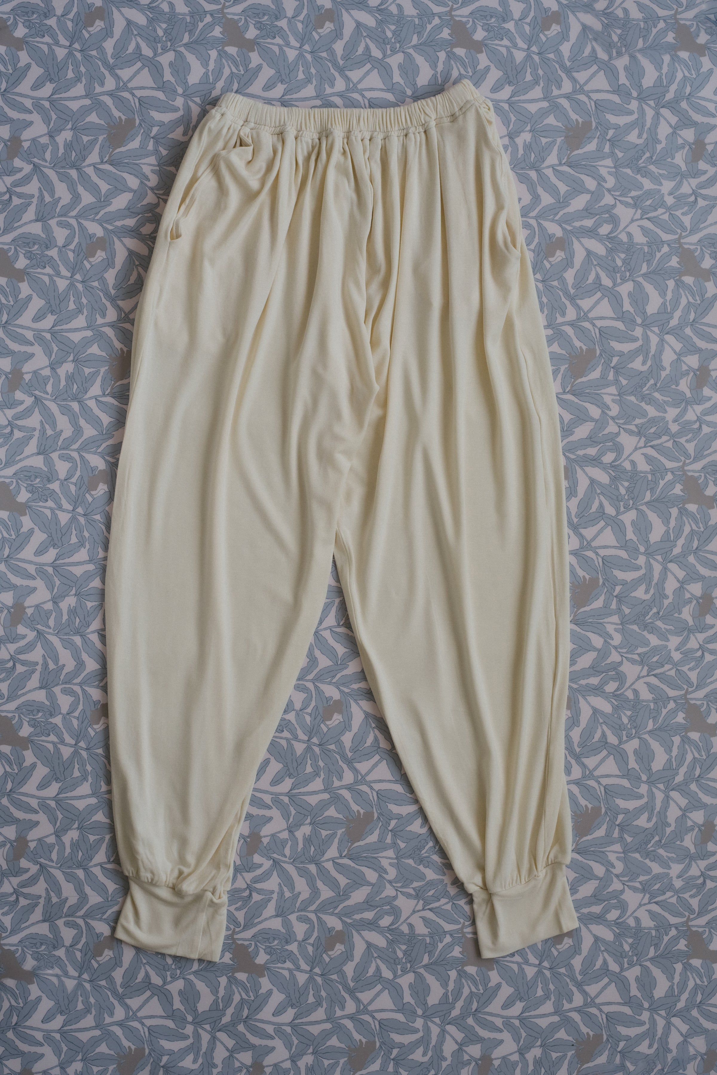 Unisex Adult's Boo Long Pants in Oatmilk