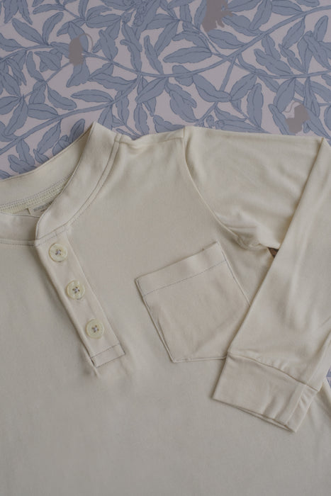 Boy's Finn Top in Oatmilk