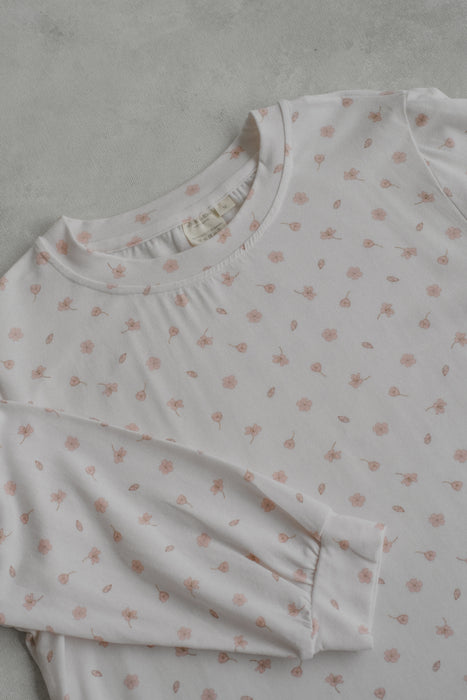 Woman's Boo Long Sleeve Top in Sakura