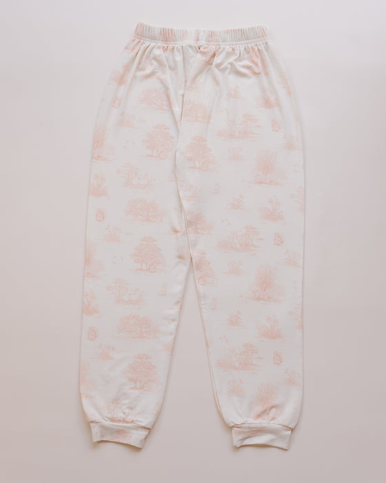 Kid's Boo Long Pants in Secret Garden Blush